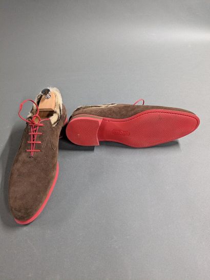 GERARD SENE
Pair of men's suede shoes, size...