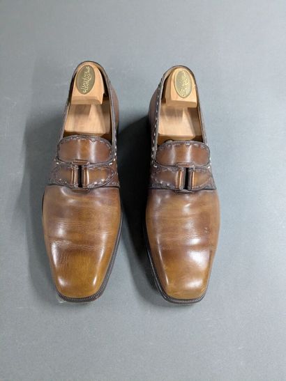 BERLUTI
Pair of men's leather shoes, size...