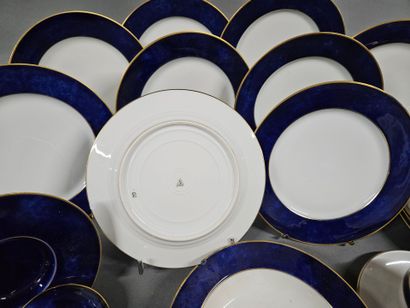 Sèvres 
Set of nine dinner plates and one...