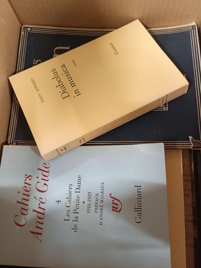 Set of four boxes of 20th-century paperb...