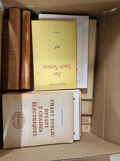 Set of four boxes of 20th-century paperb...