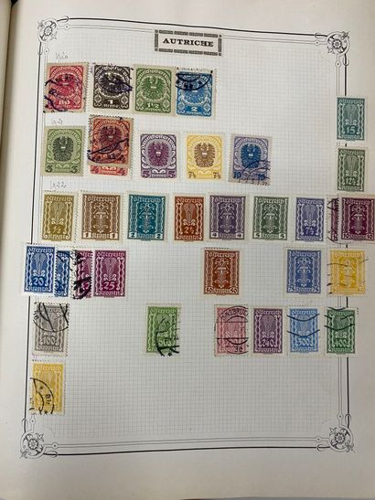 Three albums of various stamps and a lot...