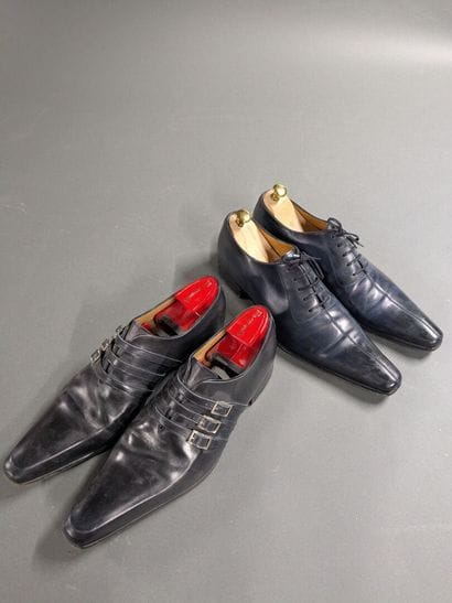 GERARD SENE, 
Two pairs of men's leather...