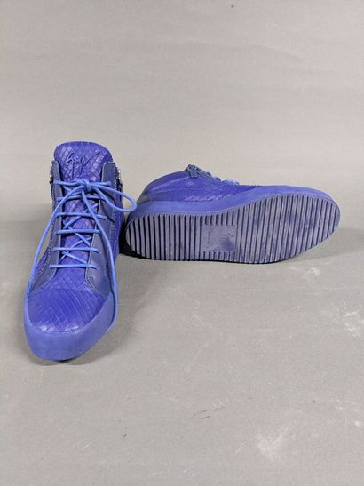 GIUSEPPE ZANOTTI 
Two pairs of men's leather...