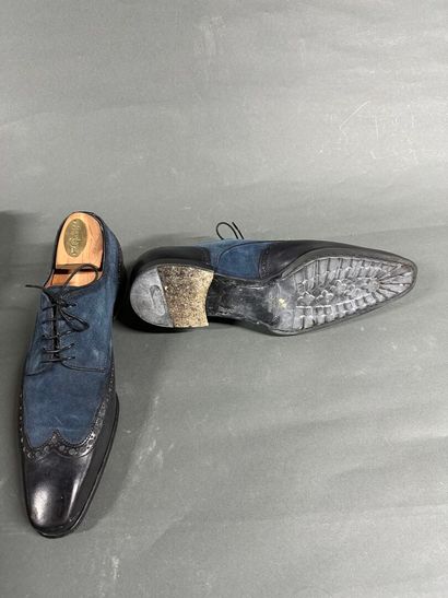 SANTONI
Two pairs of shoes, including a pair...