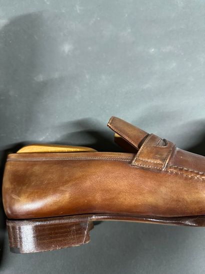 GERARD SENE
Two pairs of men's shoes, including...