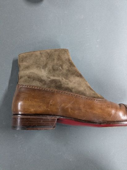 GERARD SENE
Pair of men's high-top leather...