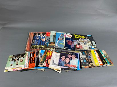 Set of 30, 43, and 45 rpm vinyl records