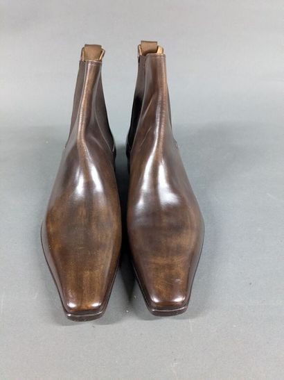 GERARD SENE
Pair of men's high-top leather...