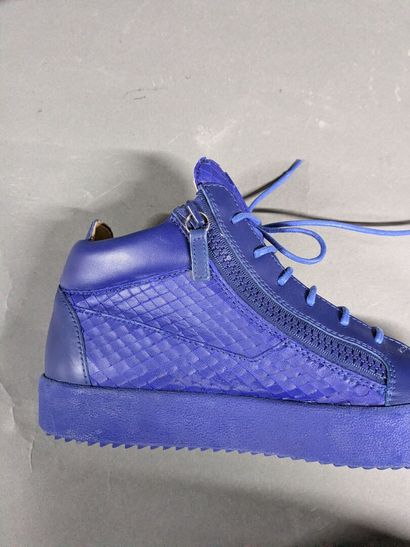 GIUSEPPE ZANOTTI 
Two pairs of men's leather...