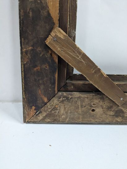 Set of two frames, one of which is a gilded...