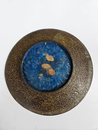 JAPAN
Two cloisonné enamel plates, one with...