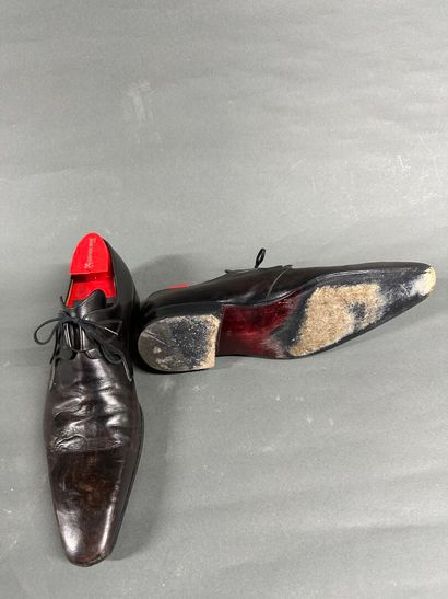 GERARD SENE
Two pairs of men's leather shoes,...