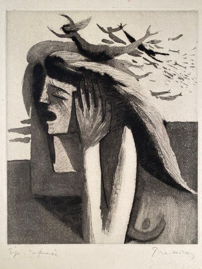 PRASSINOS, Mario (1916–1985)
Four etchings,...