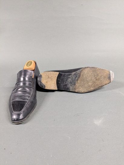 BERLUTI
Pair of men's leather loafers, size...