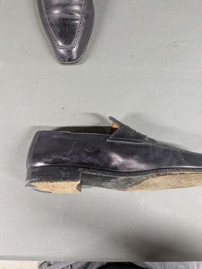 BERLUTI
Pair of men's leather loafers, size...