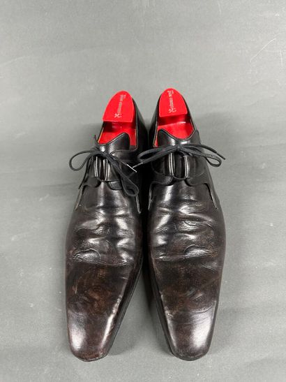 GERARD SENE
Two pairs of men's leather shoes,...
