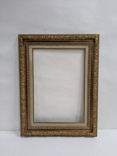 Set of two frames, one of which is a gilded...