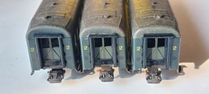 MÄRKLIN set de (3) voitures SNCB réf 4069.1,...
