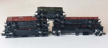 MÄRKLIN lot de (5) wagons