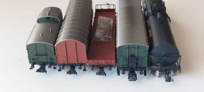 MÄRKLIN lot de (5) wagons