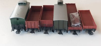MÄRKLIN lot de (6) wagons
