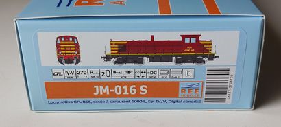 REE MODELES, réf JM-016 S, locomotice CFL...