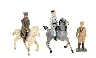 CBG Mignot : 3 figurines en métal de la 1ère...