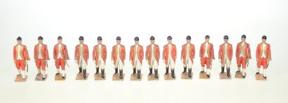 BRITAINS : 18 figurines en plomb du set N°1475...