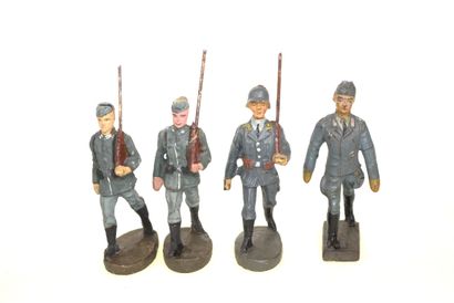ELASTOLIN/LINEOL/DURSO & divers : 16 soldats...
