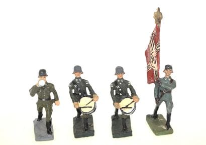 DURSO : 4 soldats Allemands de la Wehrmacht...