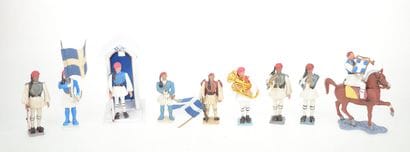 AOHNA (Grèce) : 19 figurines en plastique...