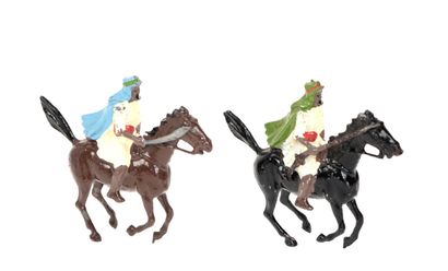 BRITAINS : 4 guerriers arabes des set 164...