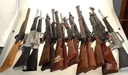 Set of 14 children's rifles/carbines, made...