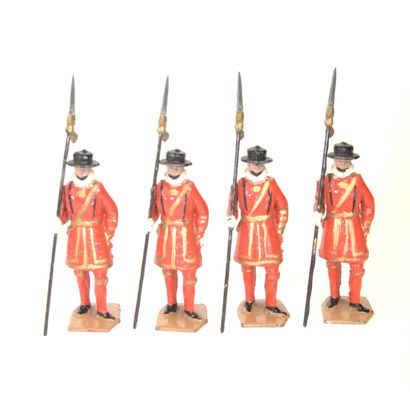 BRITAINS : 18 figurines en plomb du set N°1475...