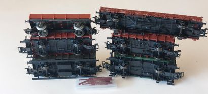 MÄRKLIN lot de (6) wagons
