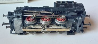 MÄRKLIN set de 4 pcs - une loco, 3 wagons
-...