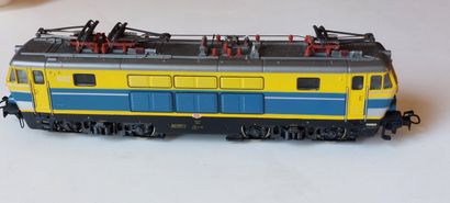 MÄRKLIN 3163, motrice BB belge 1602, en bleu...