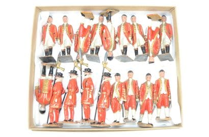 BRITAINS : 18 figurines en plomb du set N°1475...