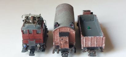 MÄRKLIN & HAG set de 3 pcs - une manoeuvre...