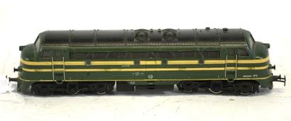 MÄRKLIN 3066, loco-diesel belge, CC, verte...