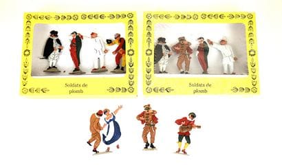 F.M (France) : 11 figurines en plomb moulées...