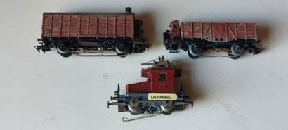 MÄRKLIN & HAG set de 3 pcs - une manoeuvre...