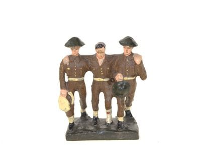 DURSO : 3 soldats Anglais sur socle commun,...