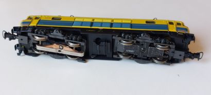 MÄRKLIN 3163, motrice BB belge 1602, en bleu...