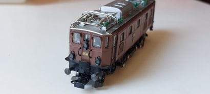 MÄRKLIN 3351 motrice allemande, 132, brune...