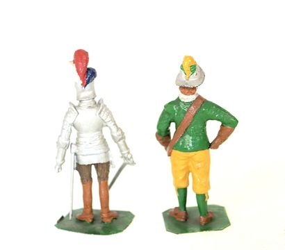 5 figurines de la conquète Espagnole des...