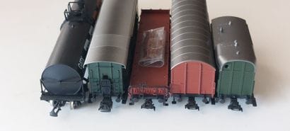 MÄRKLIN lot de (5) wagons
