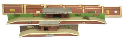 HORNBY écart O (attrib.) accessoires de gare...