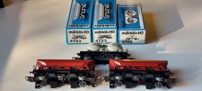 MÄRKLIN set de (3) wagons SNCB (MB)
 - 2x...